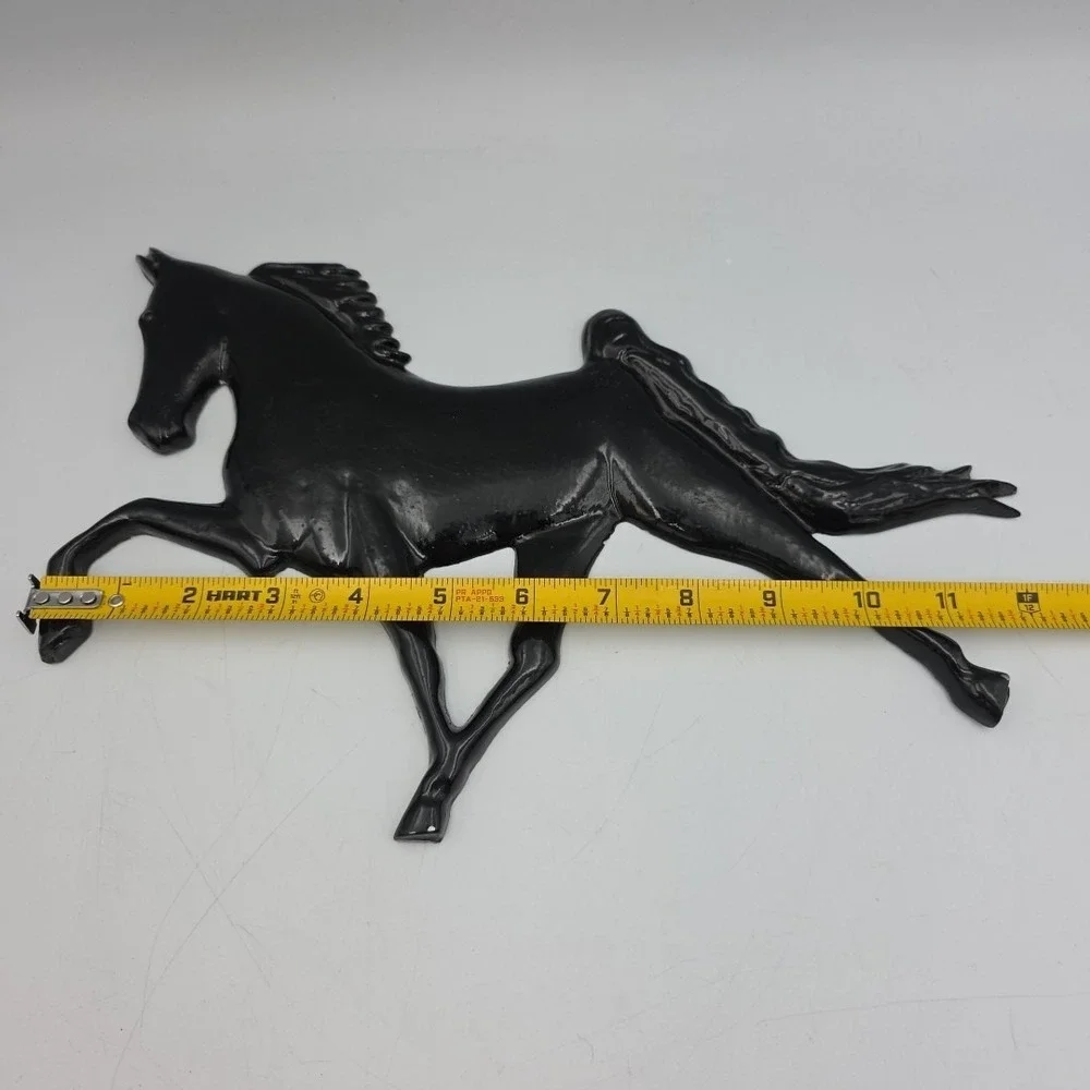 Vintage Cast Aluminum Horse Wall Decoration Home Barn Plaque Master Foundry